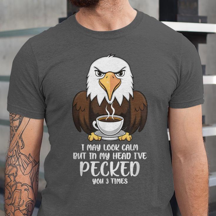 Introvert Eagle And Coffee Lovers Unisex Jersey T-Shirt Introvert Eagle And Coffee Lovers Unisex Jersey T-Shirt