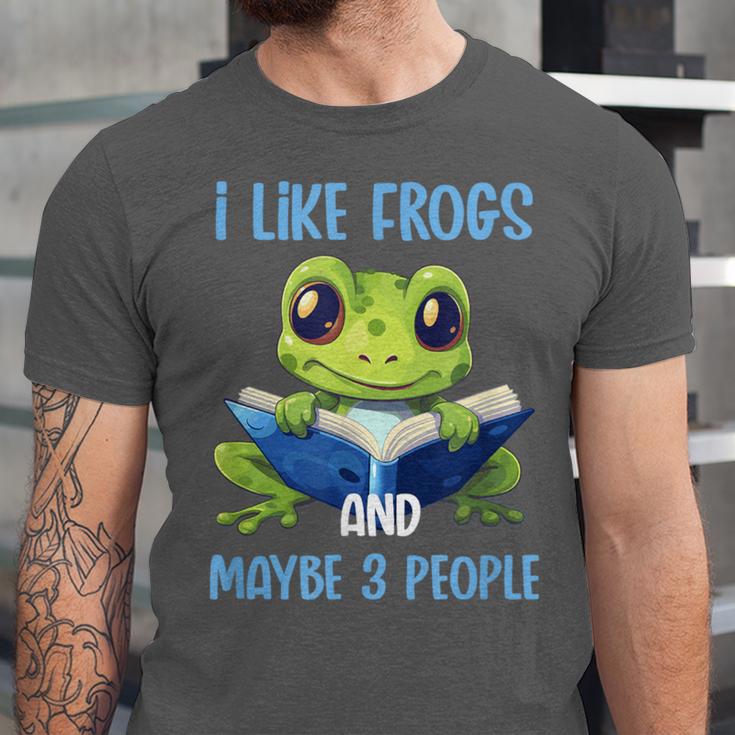 Introvert Herpetologists Amphibian Frog Lover Unisex Jersey T-Shirt Introvert Herpetologists Amphibian Frog Lover Unisex Jersey T-Shirt