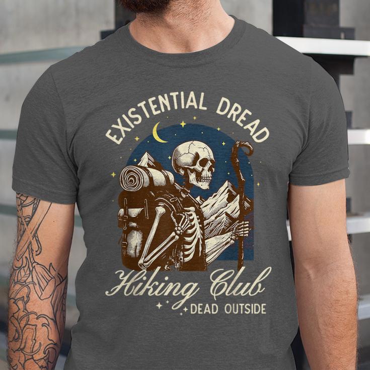 Introvert Hiking Club Antisocial Overthinking Anxiety Unisex Jersey T-Shirt Introvert Hiking Club Antisocial Overthinking Anxiety Unisex Jersey T-Shirt