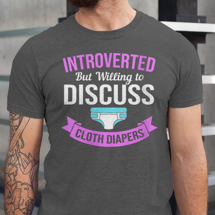 Introvert Hippie Mom Cloth Diapers Crunchy Mama Unisex Jersey T-Shirt Introvert Hippie Mom Cloth Diapers Crunchy Mama Unisex Jersey T-Shirt