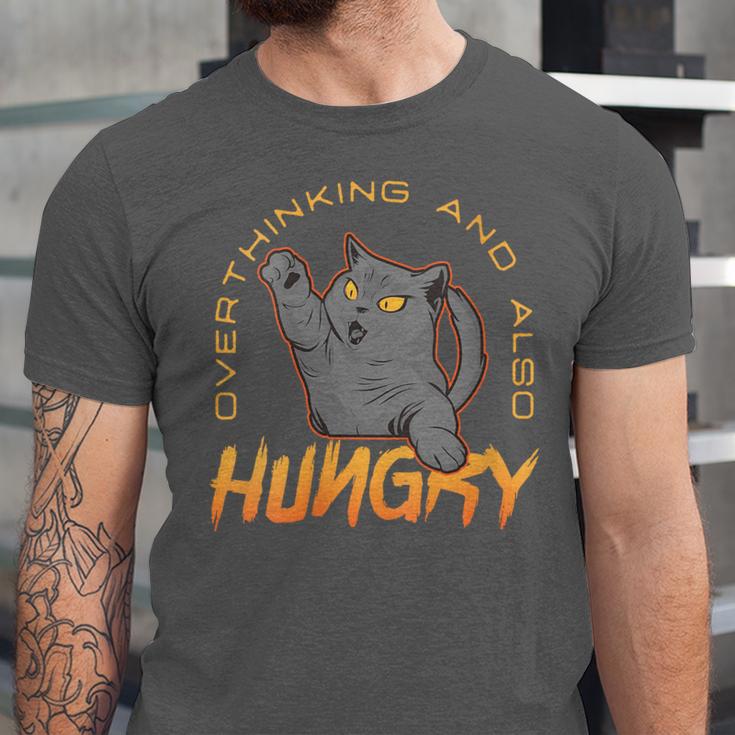 Introvert Overthinking Hungry Sarcastic Overthinker Unisex Jersey T-Shirt Introvert Overthinking Hungry Sarcastic Overthinker Unisex Jersey T-Shirt