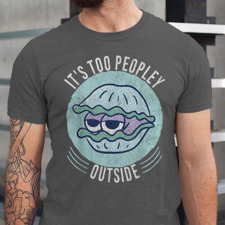 Introvert Too Peopley Anti-Social Shy Person Unisex Jersey T-Shirt