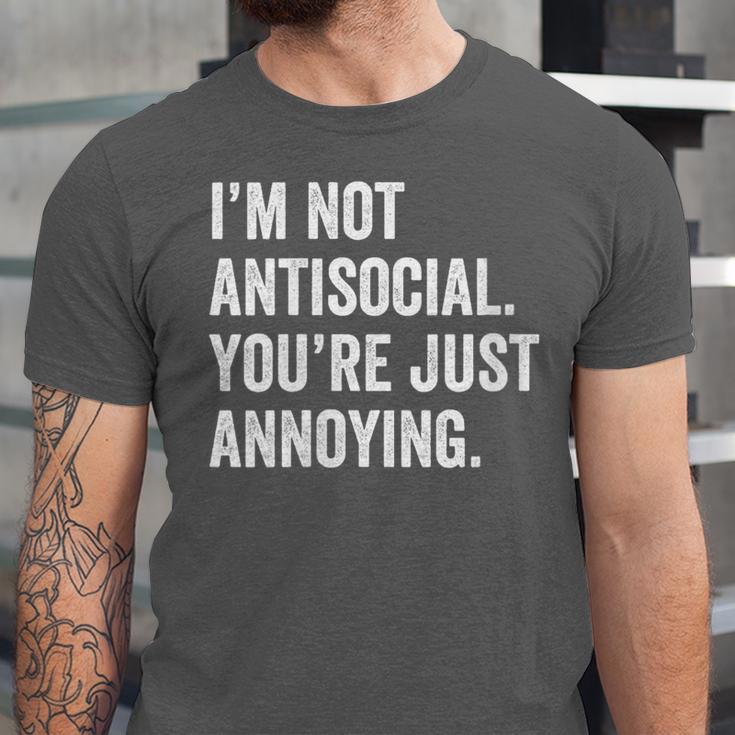 Introvert Quote Snarky Unisex Jersey T-Shirt