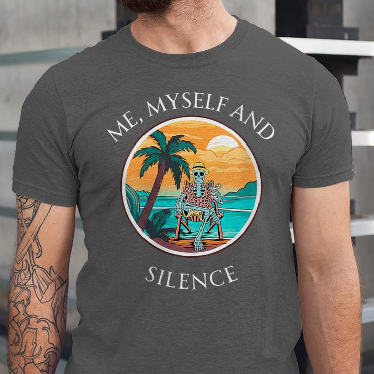 Introvert Relaxation Me Myself And Silence Summer Vacation Unisex Jersey T-Shirt Introvert Relaxation Me Myself And Silence Summer Vacation Unisex Jersey T-Shirt