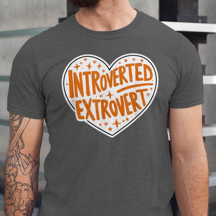Introverted Extrovert People Hater Calm Peace Lover Unisex Jersey T-Shirt Introverted Extrovert People Hater Calm Peace Lover Unisex Jersey T-Shirt