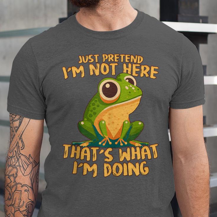 Introverts Thats What Im Doing Just Pretends Unisex Jersey T-Shirt