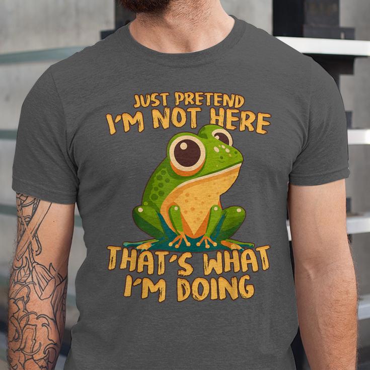 Introverts Thats What Im Doing Just Pretends Unisex Jersey T-Shirt