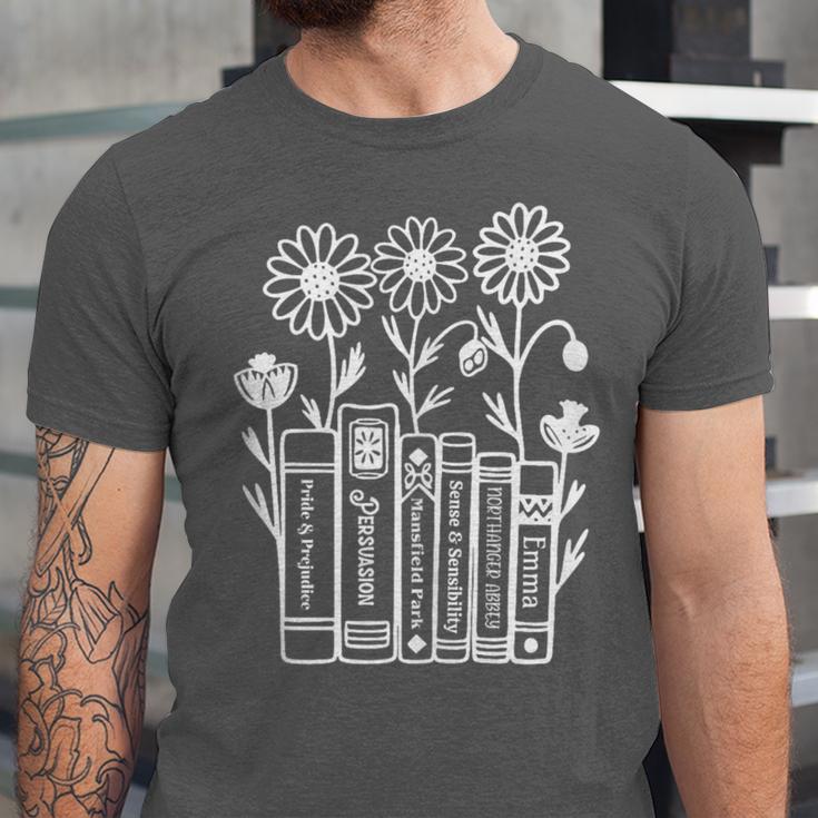 Jane Austen Books Unisex Jersey T-Shirt
