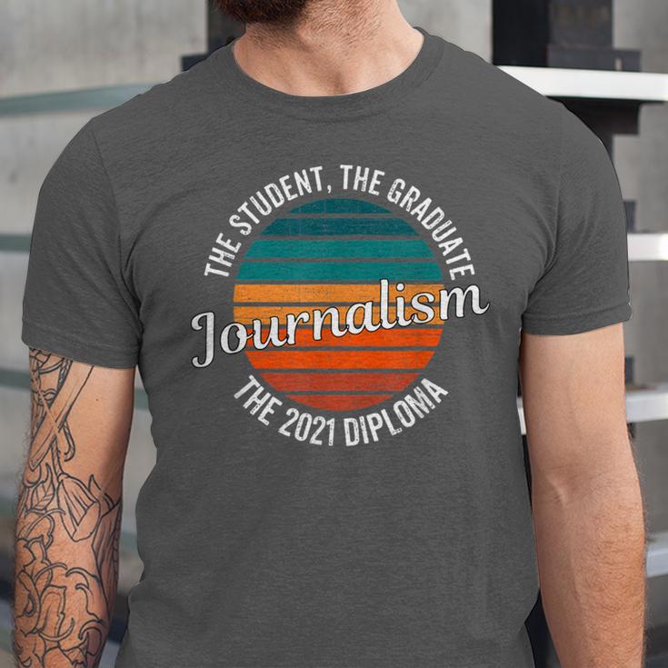 Journalism Graduation Senior Graduate Senioritis College Unisex Jersey T-Shirt