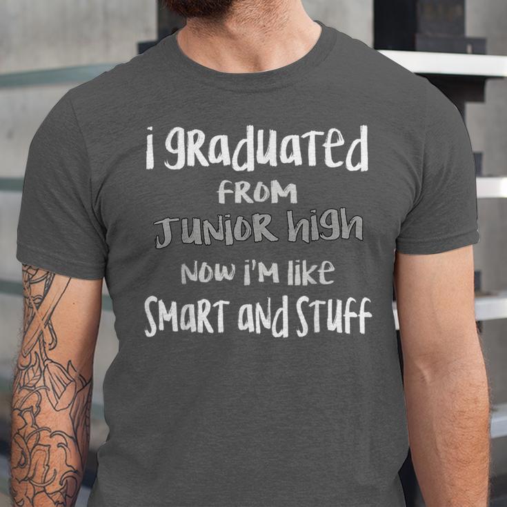 Junior High Graduate Shirt-Middle School Graduation Unisex Jersey T-Shirt