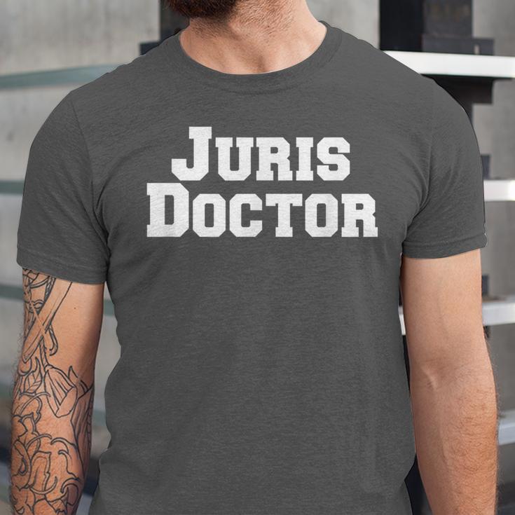 Juris Doctor Shirt -Juris Doctor Law School Graduation Shirt Unisex Jersey T-Shirt