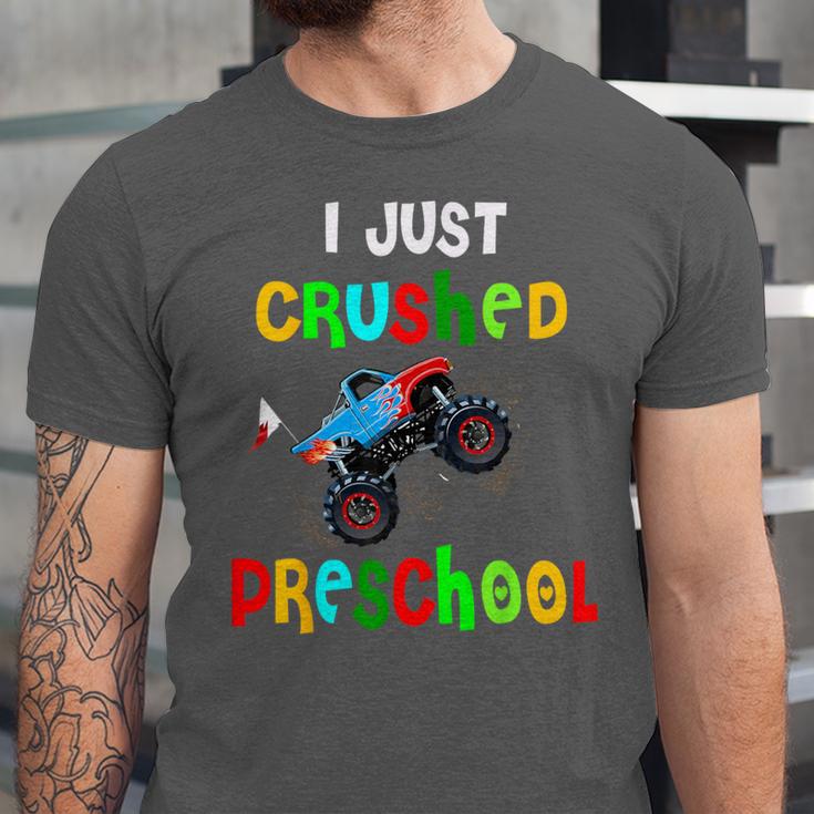 I Just Crushed Preschool Monster Graduation Unisex Jersey T-Shirt