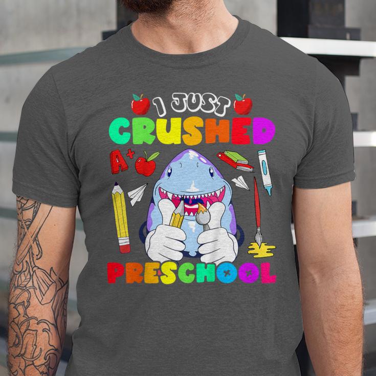 I Just Crushed Preschool Pre-K Preschoolers Graduation Unisex Jersey T-Shirt