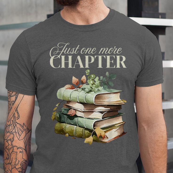 Just One More Chapter Book Lover Unisex Jersey T-Shirt Just One More Chapter Book Lover Unisex Jersey T-Shirt