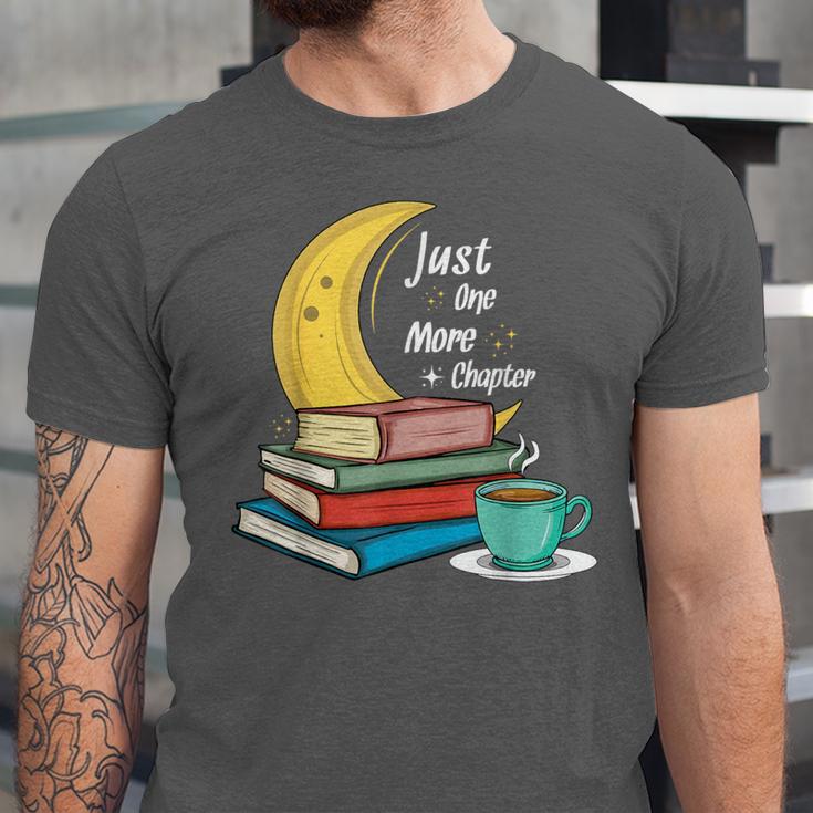 Just One More Chapter Love Book Reading Unisex Jersey T-Shirt