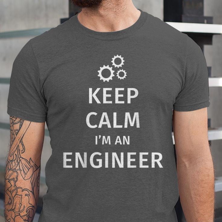 Keep Calm I'm An Engineer Engineer Graduation Unisex Jersey T-Shirt