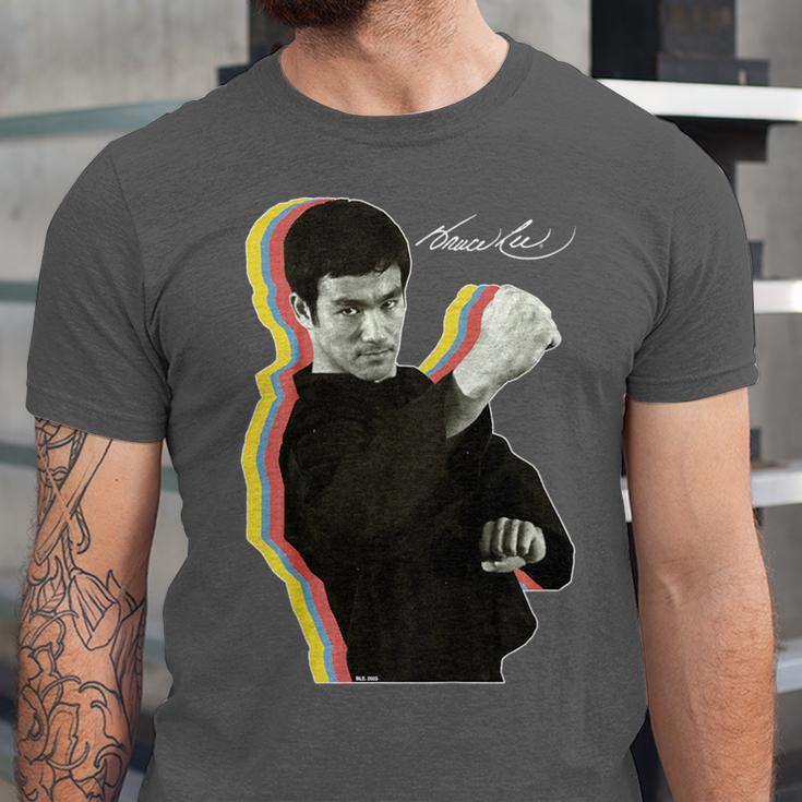 Kids Bruce Lee Photo From Fighting Method Book Kids Unisex Jersey T-Shirt Kids Bruce Lee Photo From Fighting Method Book Kids Unisex Jersey T-Shirt