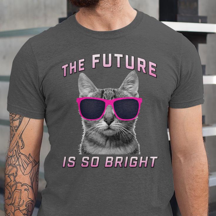 Kids Cool Future Is Bright Kids Graduation Or Birthday Unisex Jersey T-Shirt