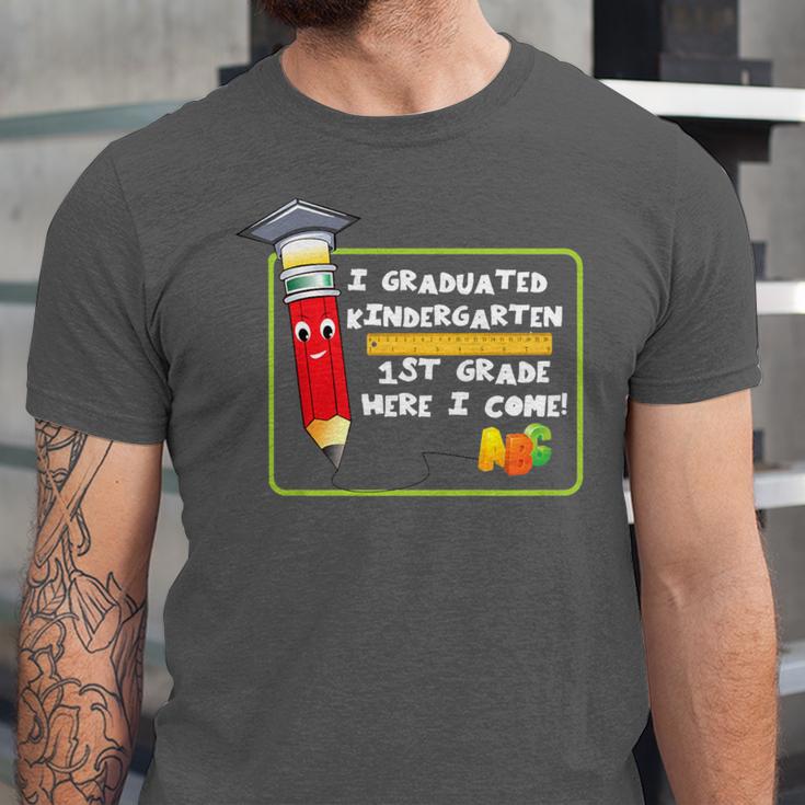 Kids Kindergarten Graduation Students Going To 1st Grade Unisex Jersey T-Shirt