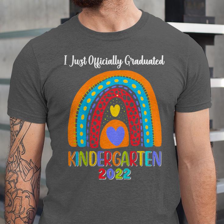 Kids I Officially Graduated Kindergarten Graduation Class Of 2022 Unisex Jersey T-Shirt