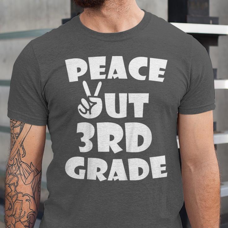 Kids Kids Peace Out 3Rd Grade For Graduation Unisex Jersey T-Shirt