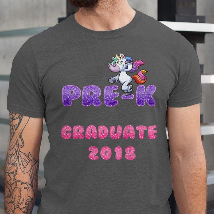 Kids Kids Pre-K PreSchool Unicorn GraduationShirt Unisex Jersey T-Shirt