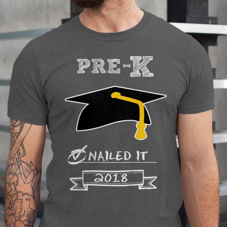 Kids Pre-K School Graduation Nailed It 2018 TShirt Boy Girl Unisex Jersey T-Shirt