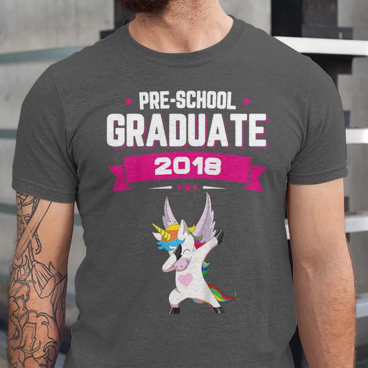 Kids Preschool Graduate 2018 Unicorn Dab Graduation Pre-K TShirt Unisex Jersey T-Shirt