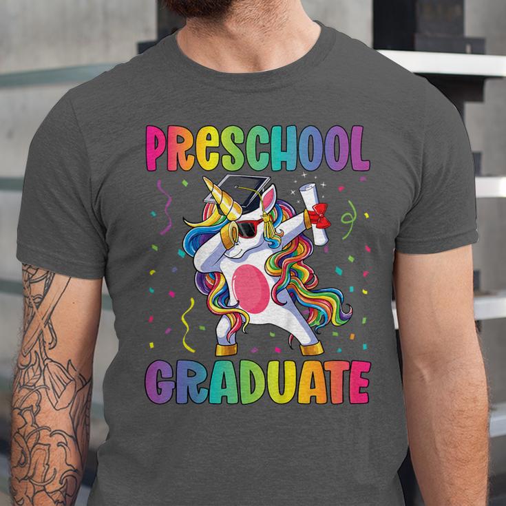 Kids Preschool Graduation Dab Unicorn Preschool Graduate Unisex Jersey T-Shirt