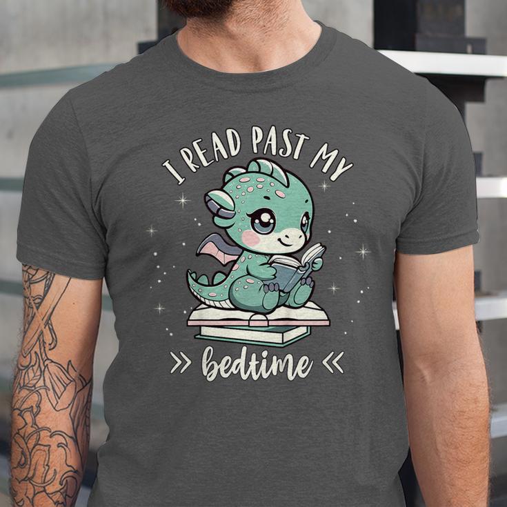 Kids I Read Past My Bedtime Cute Book Dragon Pajama Unisex Jersey T-Shirt Kids I Read Past My Bedtime Cute Book Dragon Pajama Unisex Jersey T-Shirt