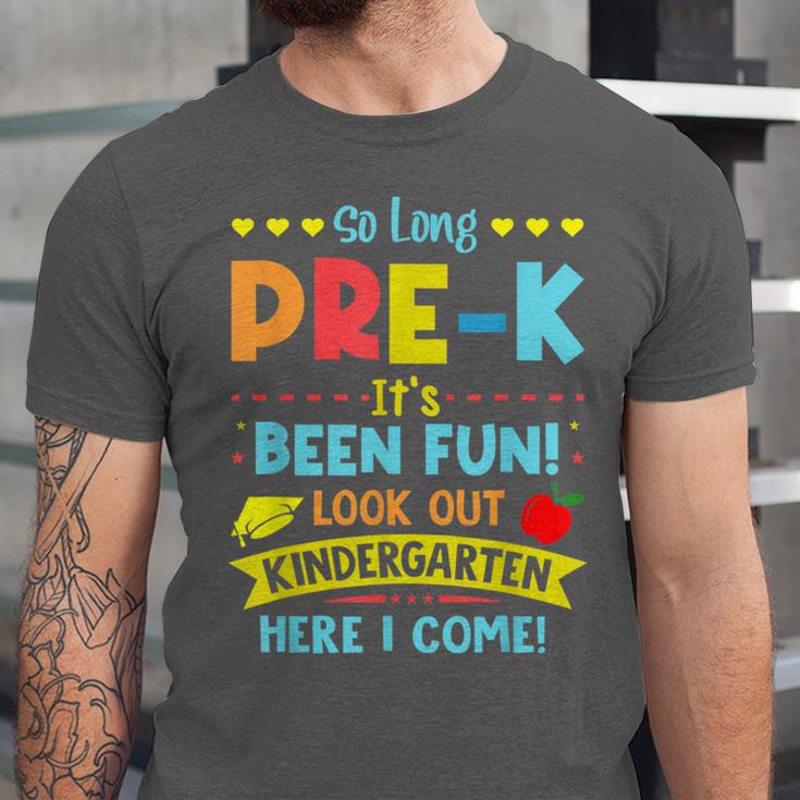 Kids So Long PRE-K It's Been Fun Graduation Unisex Jersey T-Shirt