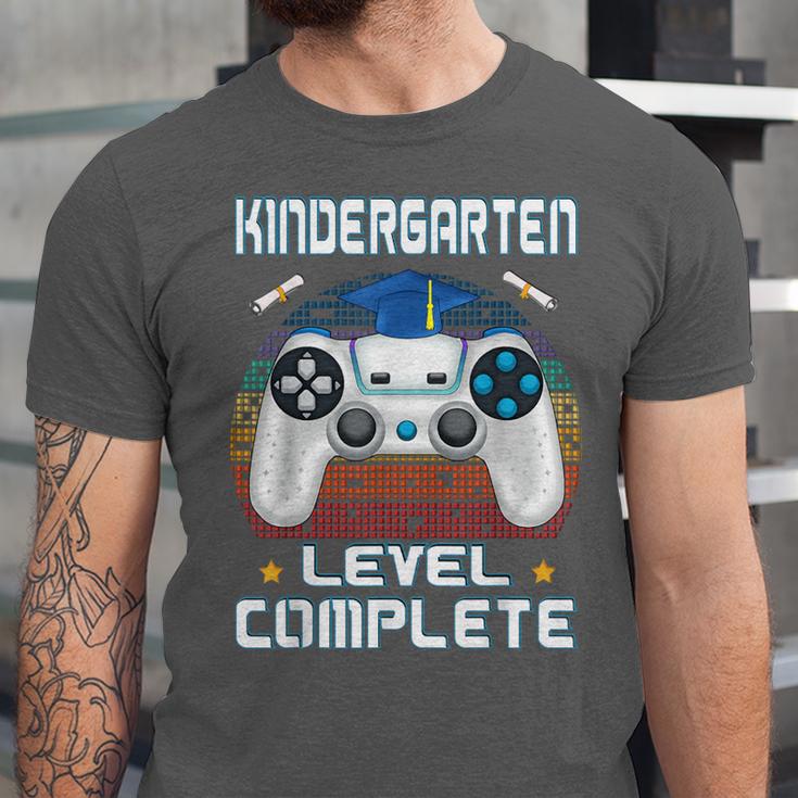 Kindergarten Graduation Level Complete Gamer 2024 Gaming Boy Unisex Jersey T-Shirt