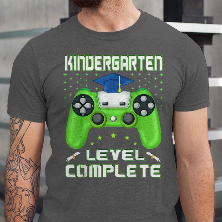 Kindergarten Graduation Level Complete Gamer Class 2024 Kids Unisex Jersey T-Shirt