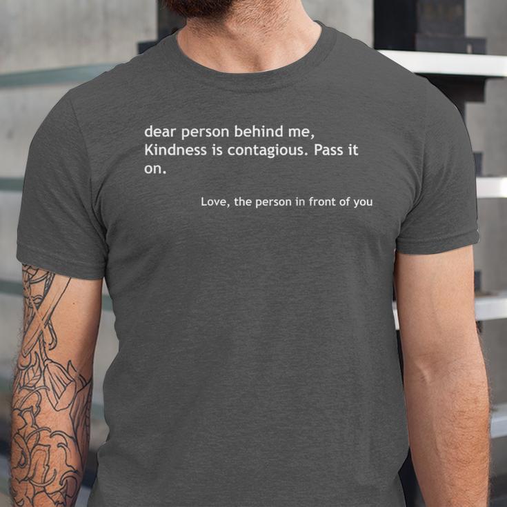 Words Of Kindness On The Back Of Tee Introvert Cute Unisex Jersey T-Shirt Words Of Kindness On The Back Of Tee Introvert Cute Unisex Jersey T-Shirt