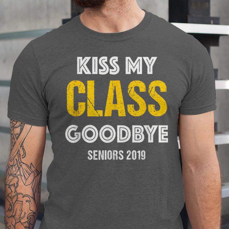 Kiss My Class Goodbye Shirt 2019 Graduation Shirt Unisex Jersey T-Shirt