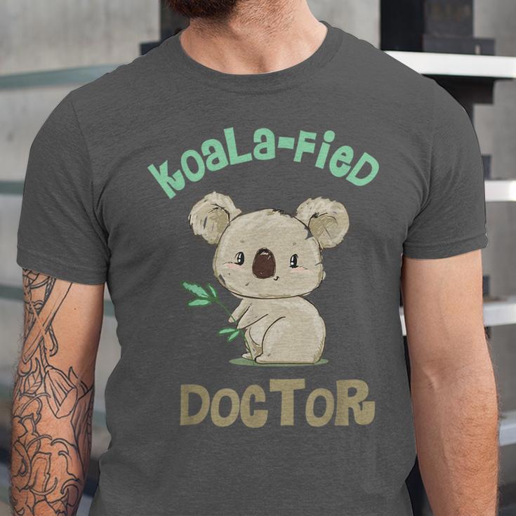 Koala Doctor Shirt Med Student Graduation Idea Unisex Jersey T-Shirt
