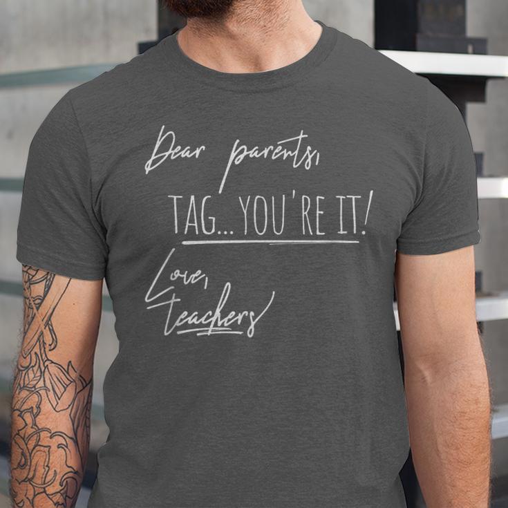 Last Day Of School Shirt For Teachers Graduation Unisex Jersey T-Shirt