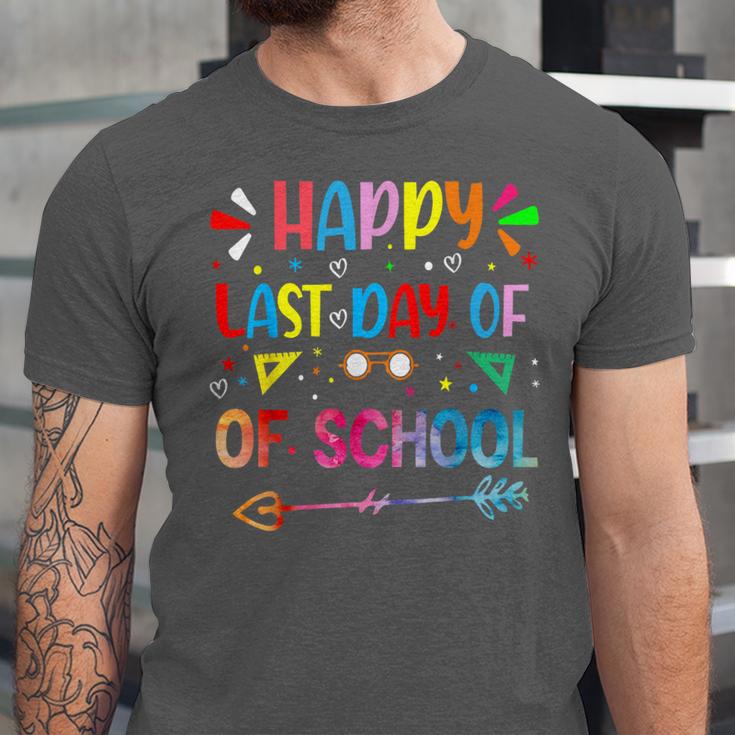Last Day Of School Tie Dye School Graduation Summer Teacher Unisex Jersey T-Shirt