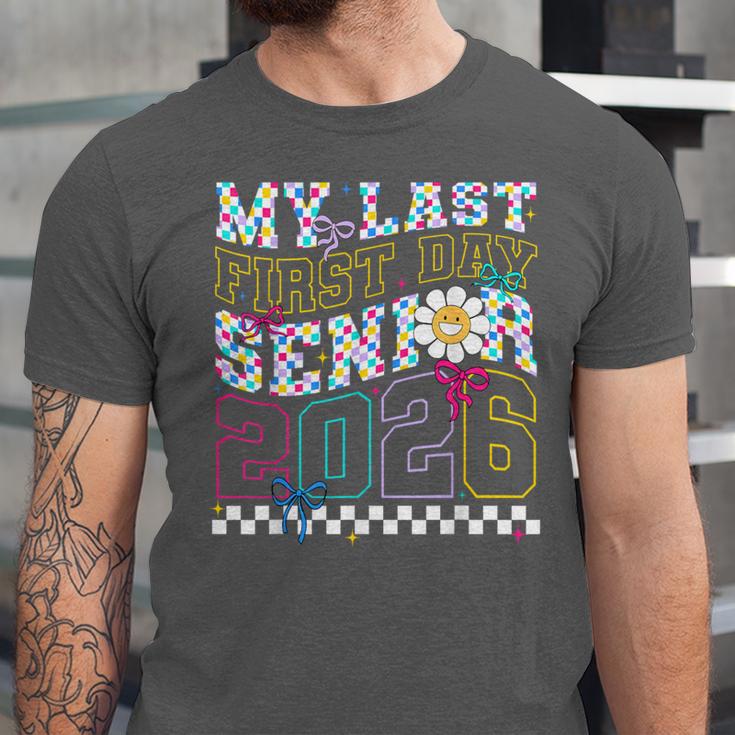 My Last First Day Senior 2026 Graduation Class Of 2026 Unisex Jersey T-Shirt