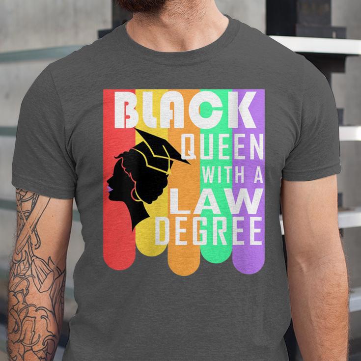Law School Graduation Queen New Lawyer Attorney Grad Unisex Jersey T-Shirt