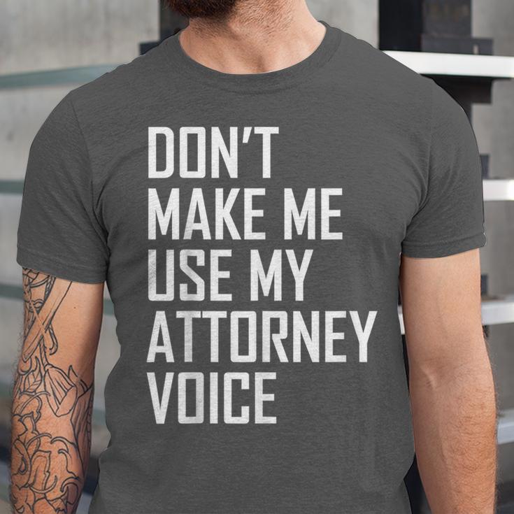 Lawyer Law School Graduation Attorney Men Women Unisex Jersey T-Shirt