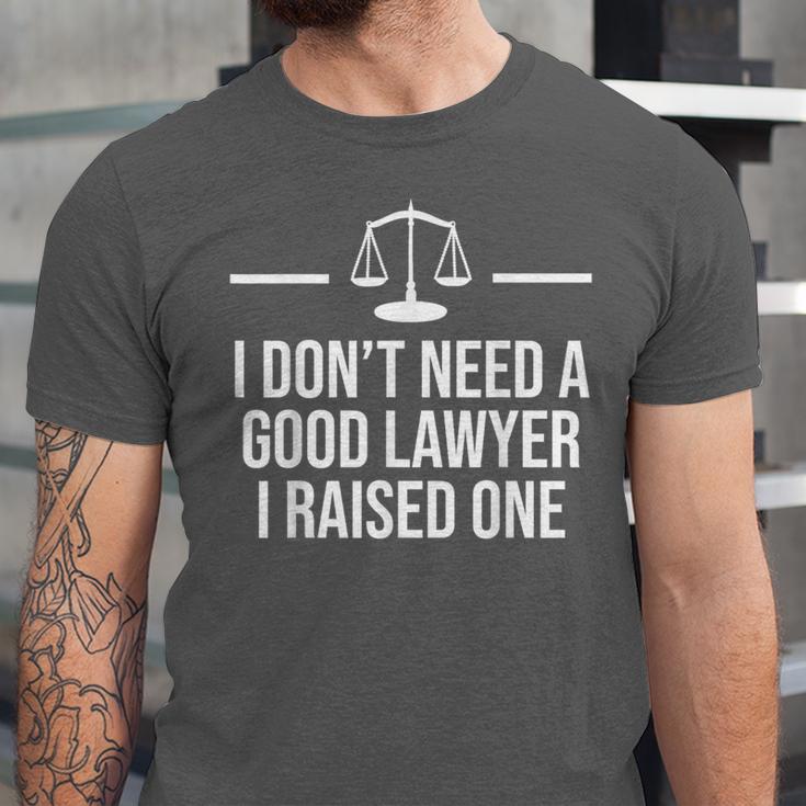 Lawyer Parent Dad Mom Law School Graduation Unisex Jersey T-Shirt
