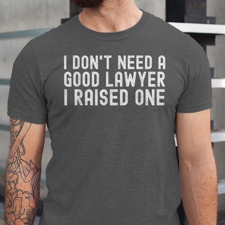Lawyer Proud Dad Mom Of Law Legal Student School Graduation Unisex Jersey T-Shirt
