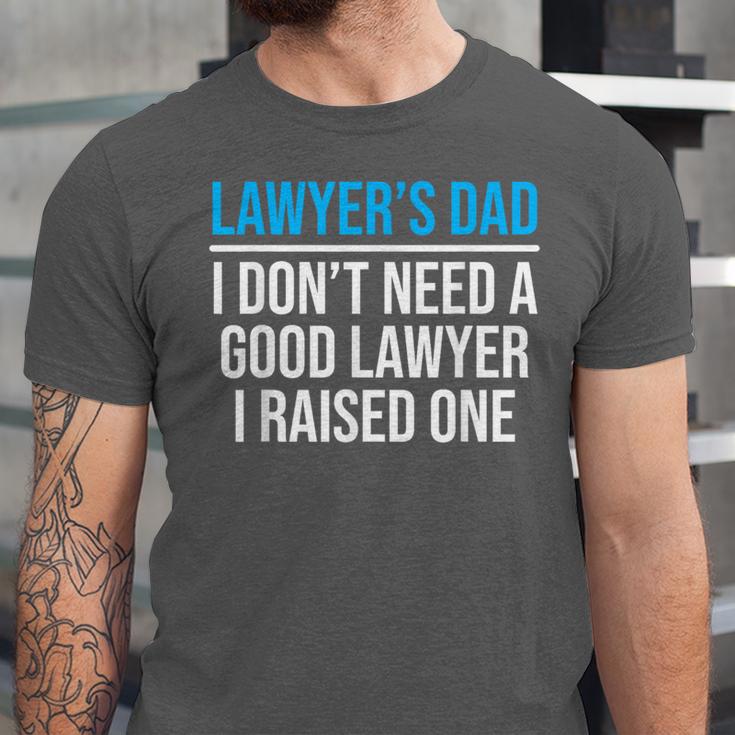 Lawyer's Dad Father Law School Graduation Unisex Jersey T-Shirt Lawyer's Dad Father Law School Graduation Unisex Jersey T-Shirt