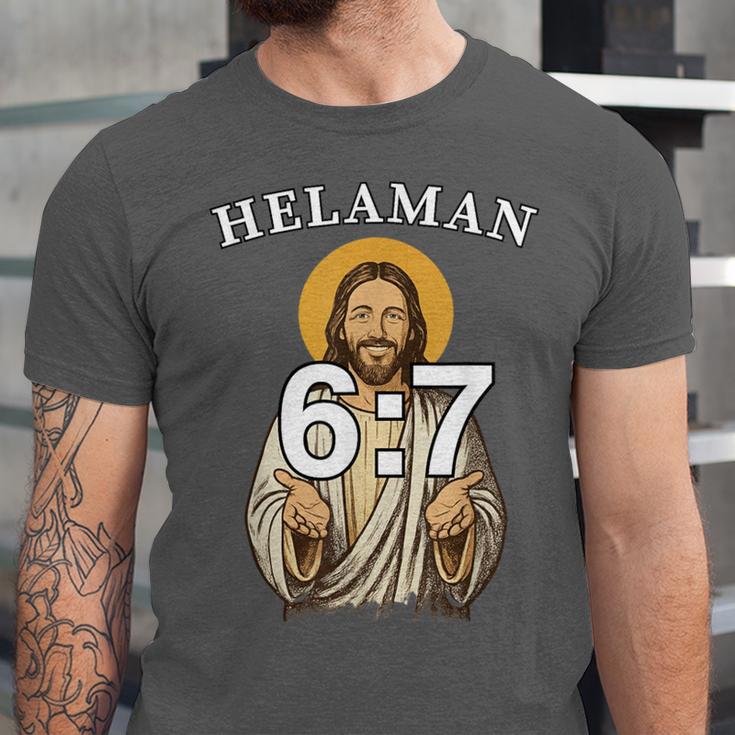 LDS Book Of Mormon Meme Helaman 6 Unisex Jersey T-Shirt LDS Book Of Mormon Meme Helaman 6 Unisex Jersey T-Shirt
