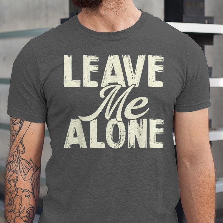 Leave Me Alone I Introvert Unisex Jersey T-Shirt