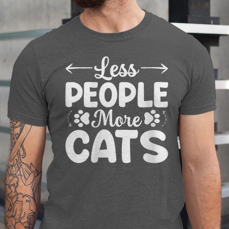 Less People More Cats Introvert's Dream Tee Unisex Jersey T-Shirt Less People More Cats Introvert's Dream Tee Unisex Jersey T-Shirt