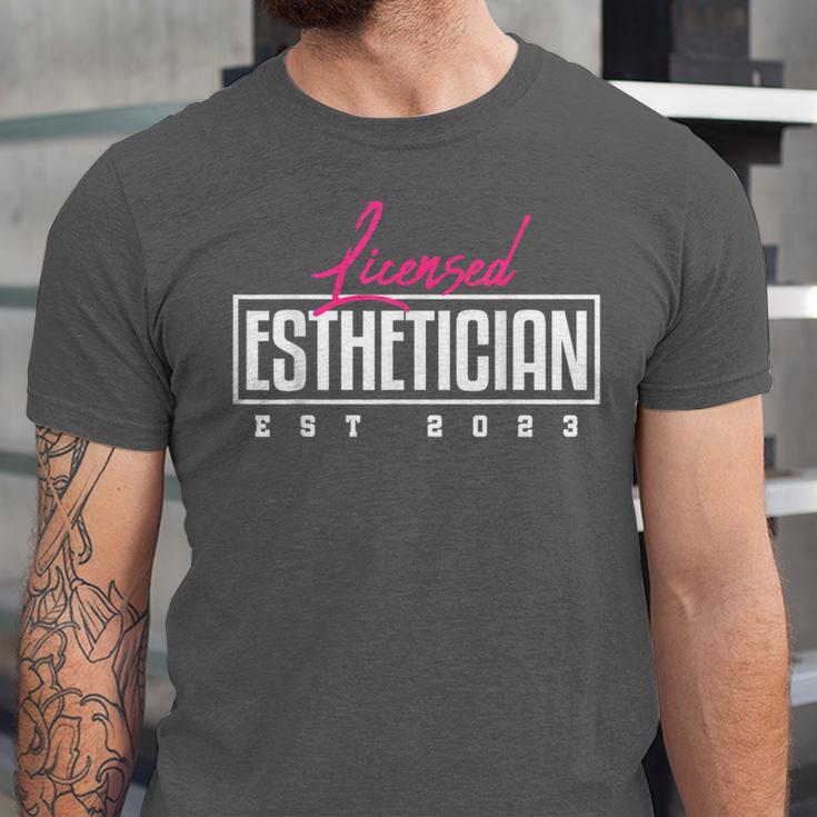 Licensed Esthetician 2023 Graduation Unisex Jersey T-Shirt
