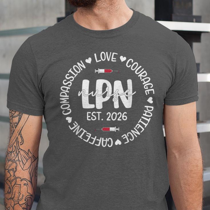 Licensed Practical Nurse Est 2026 LPN LVN Nursing Graduation Unisex Jersey T-Shirt