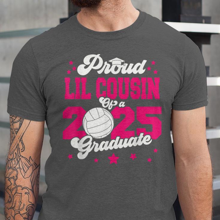 Lil Cousin Of a 2025 Graduate Prom Graduation 25 VolleyBall Unisex Jersey T-Shirt